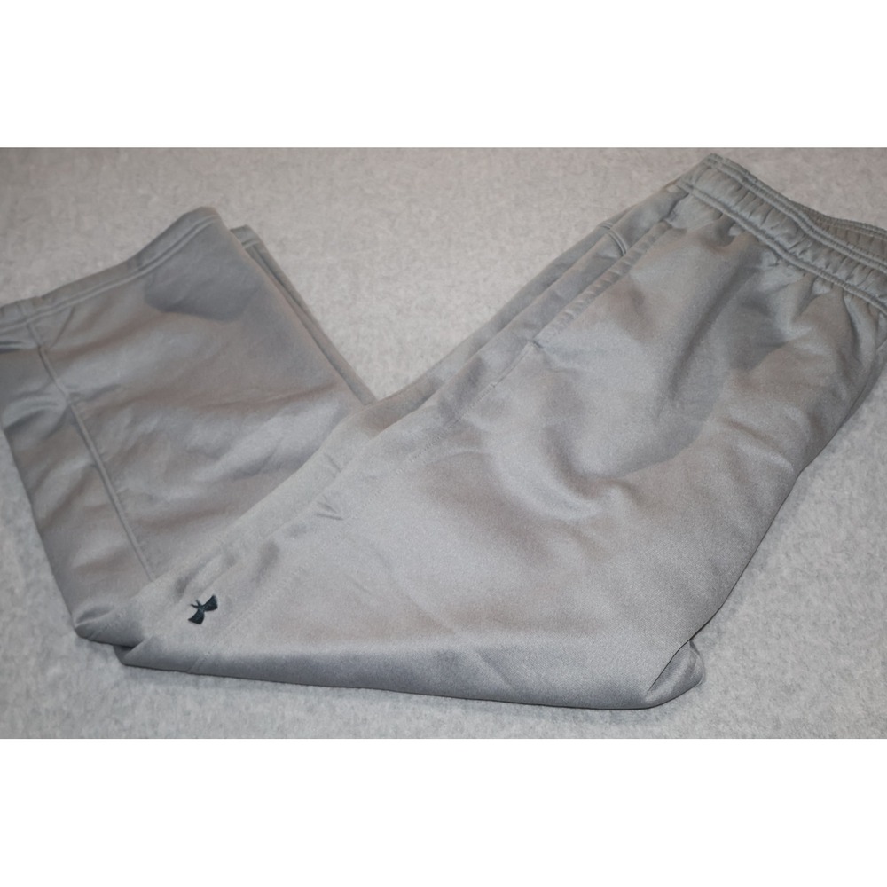 Under Armour Sweatpants Mens XL Gray ColdGear Loose Fit Fleece Lined Gym